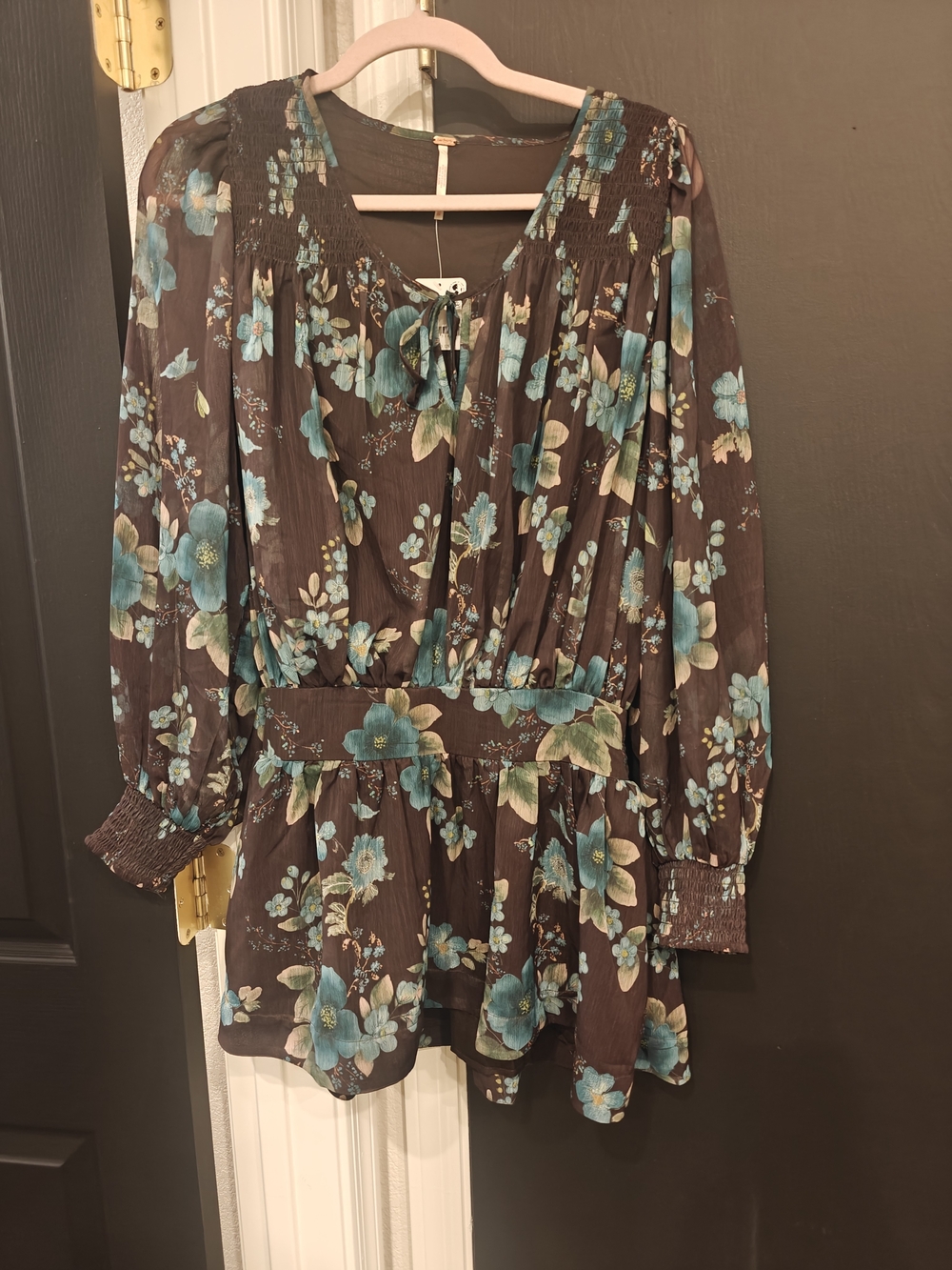Free People Sunbeam Printed Mini Dress